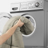 Ультралёгкий спальный мешок NATUREHIKE CNK2350WS023 M300 хлопковый с капюшоном весна осень серый, молния справа 6927595775981